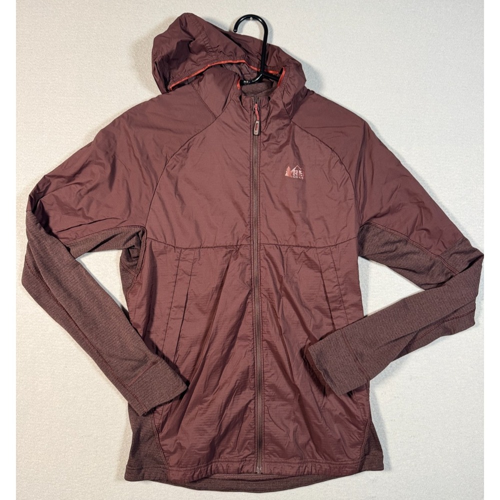 REI CO OP Women's Lightweight Hybrid Active Jacket - Maroon - Size S